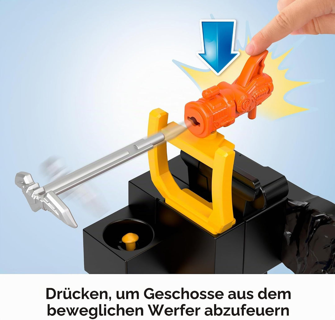 Fisher-Price IMAGINEXT DC Super Friends - Batman Robo-Kommandozentrale Spielset mit abnehmbarem Robo