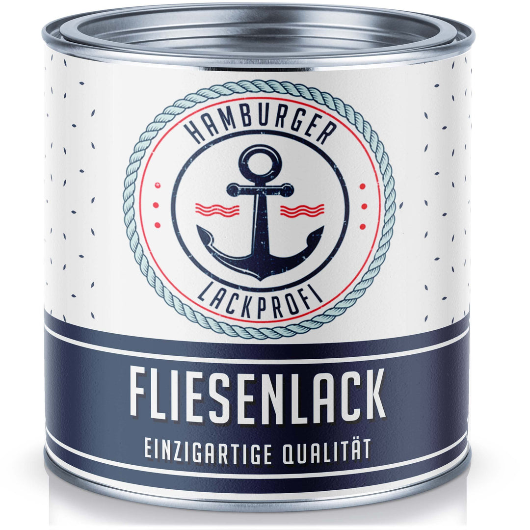 Fliesenlack GLÄNZEND Schokoladenbraun RAL 8017 Braun Fliesenfarbe im SET // Hamburger Lack-Profi (10