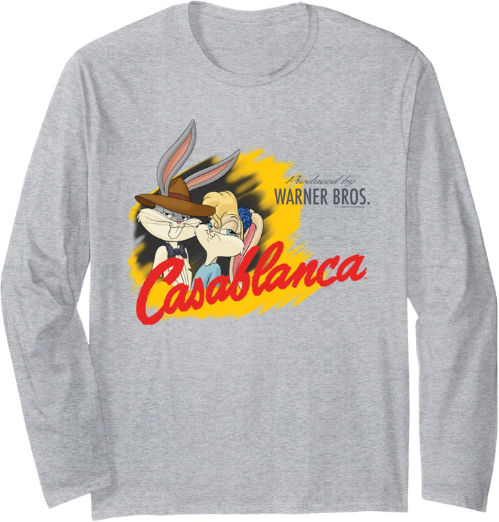 WB 100: Looney Tunes Casablanca Mashup With Bugs & Lola Langarmshirt