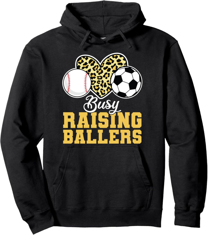 Vielbeschäftigte Baller Fussball Pullover Hoodie