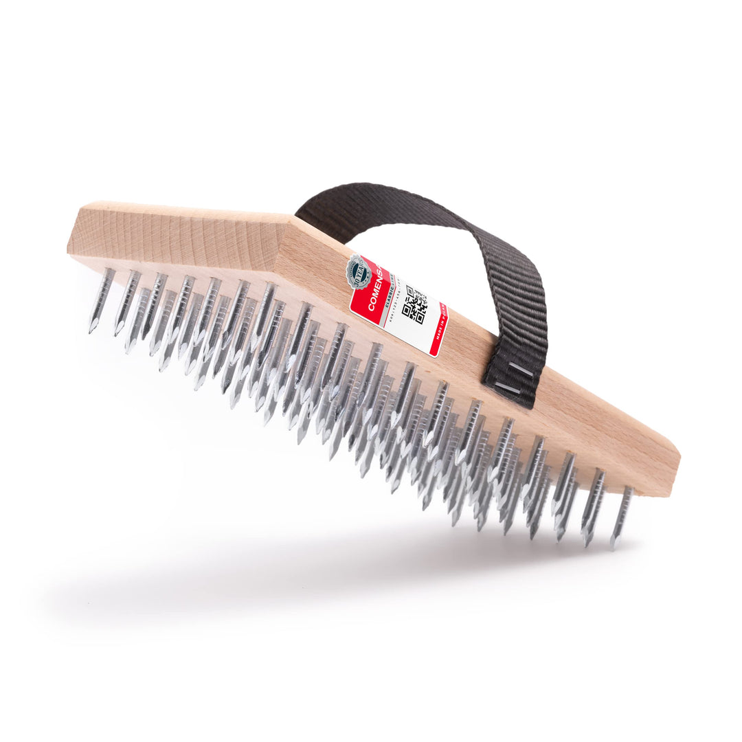 COMENSAL® Putzkratzer 195x85 mm - Edelputzkratzer - Spezial mit Handschlaufe-Kratzbrett - Gehärtete