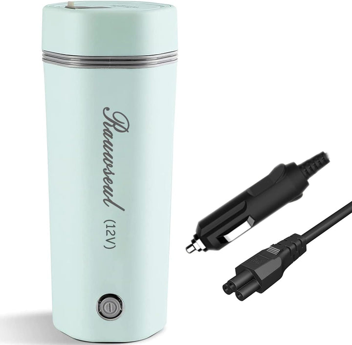 Tragbarer elektrischer Reisebecher, 12 V/7 A, 80W, 350 ml, elektrischer Teekessel für 12 V Auto, 450