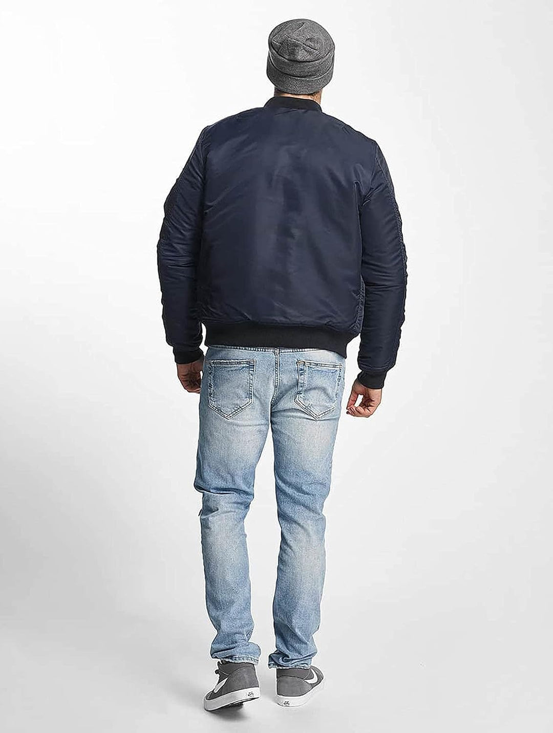 Vintage Industries Westford MA1 Jacke (Blue/Black,L)