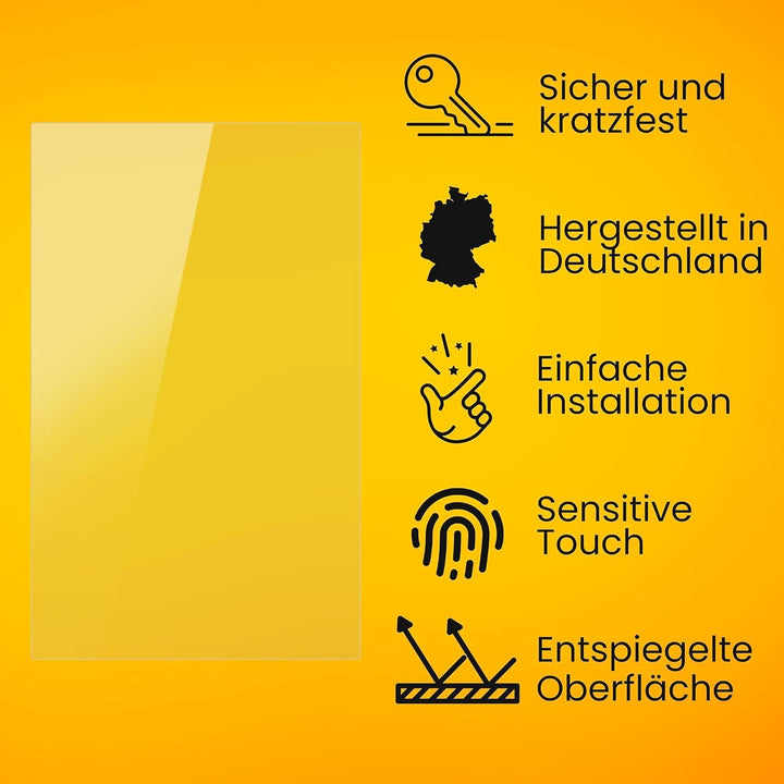 atFoliX Panzerfolie kompatibel mit Huion Kamvas Pro 24 4K Schutzfolie, entspiegelnde und stossdämpfe