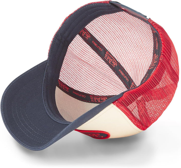 Von Dutch Kappe für Damen und Herren, verstellbar, originell und bequem Einheitsgrösse Mehrfarbig, E
