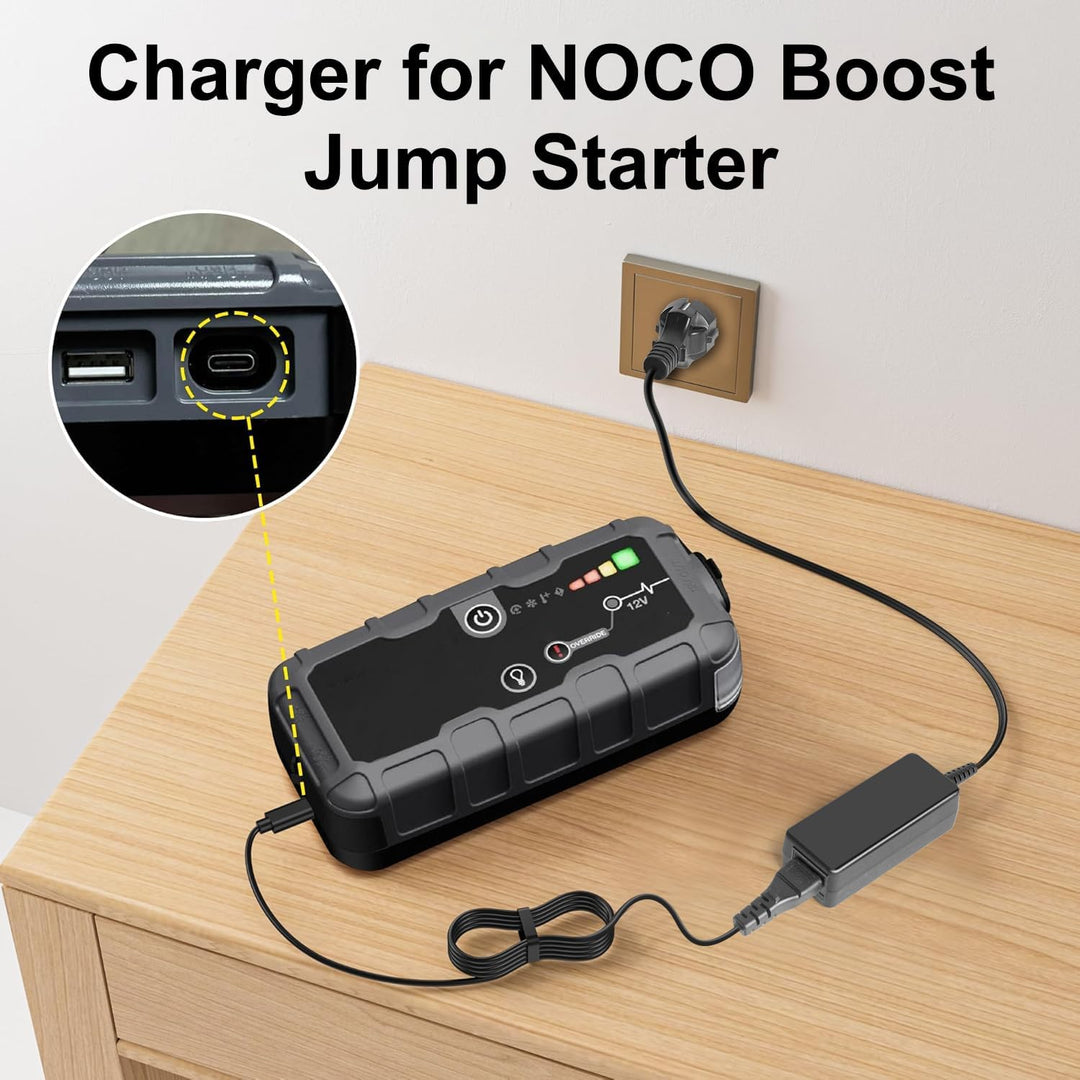 KFD Netzteil 60W 65W USB C Ladegerät für NOCO Boost X GBC011 GBX45 GBX55 GBX75 GBX155 U65 GBX-Serie
