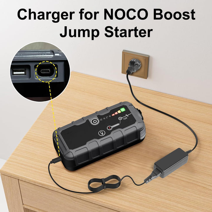 KFD Netzteil 60W 65W USB C Ladegerät für NOCO Boost X GBC011 GBX45 GBX55 GBX75 GBX155 U65 GBX-Serie