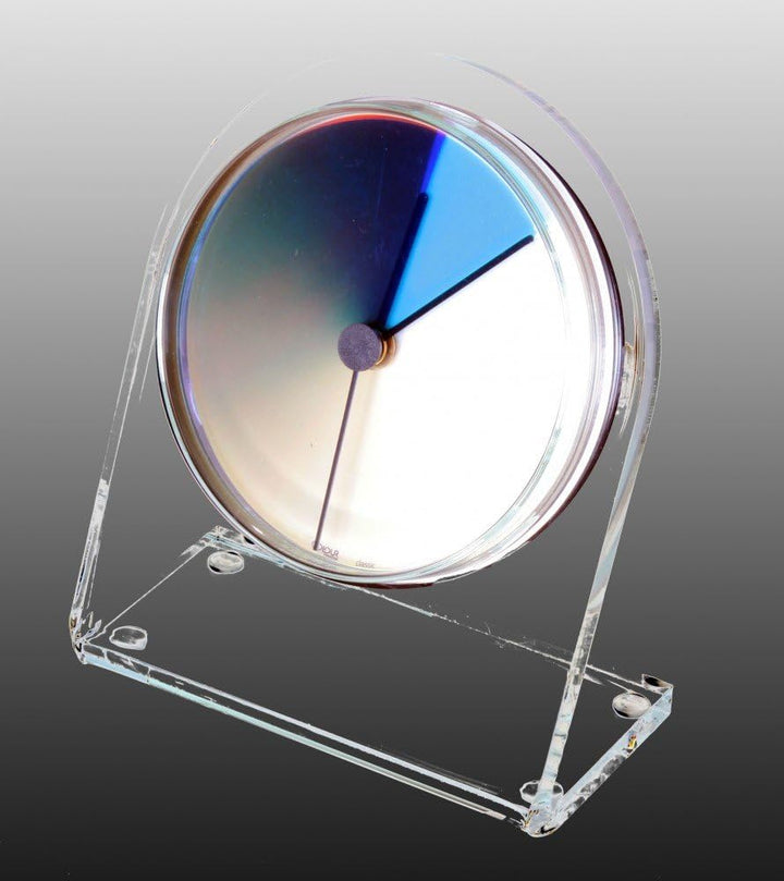 Rainbow emotion of colours Petriplex Classic, Acryl Tisch- und Regal Uhr (Buffetuhr)