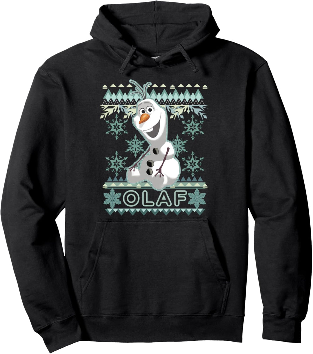 Disney Frozen Weihnachten Olaf Holiday Sweater Style Pullover Hoodie