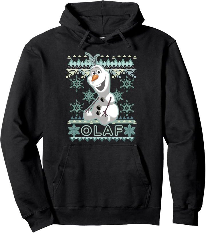Disney Frozen Weihnachten Olaf Holiday Sweater Style Pullover Hoodie