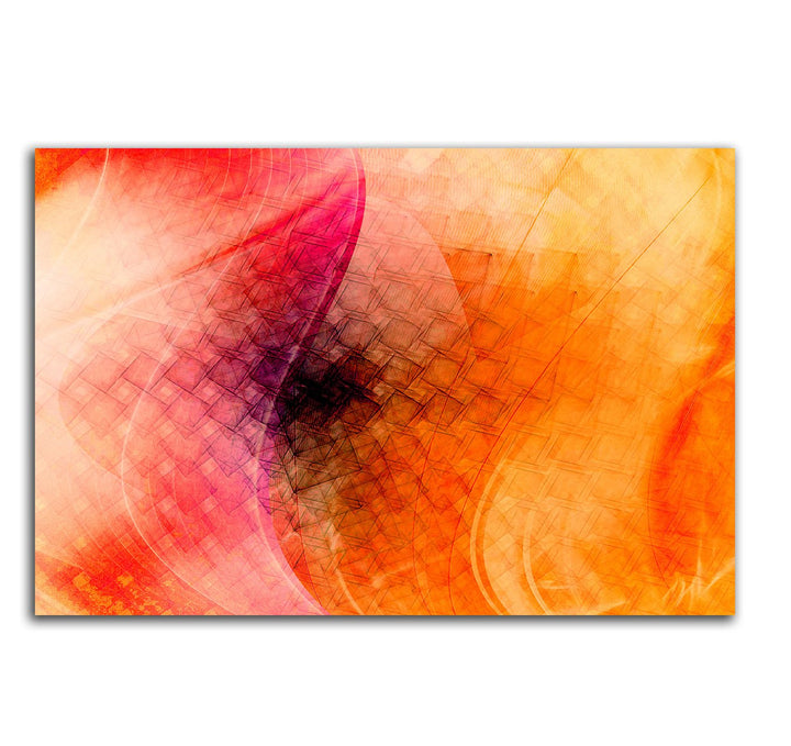 Paul Sinus Art Abstrakte Bilder 60x80cm Abstrakt255 - Gewonnene Lebensfreude -Kunstdrucke auf Leinwa