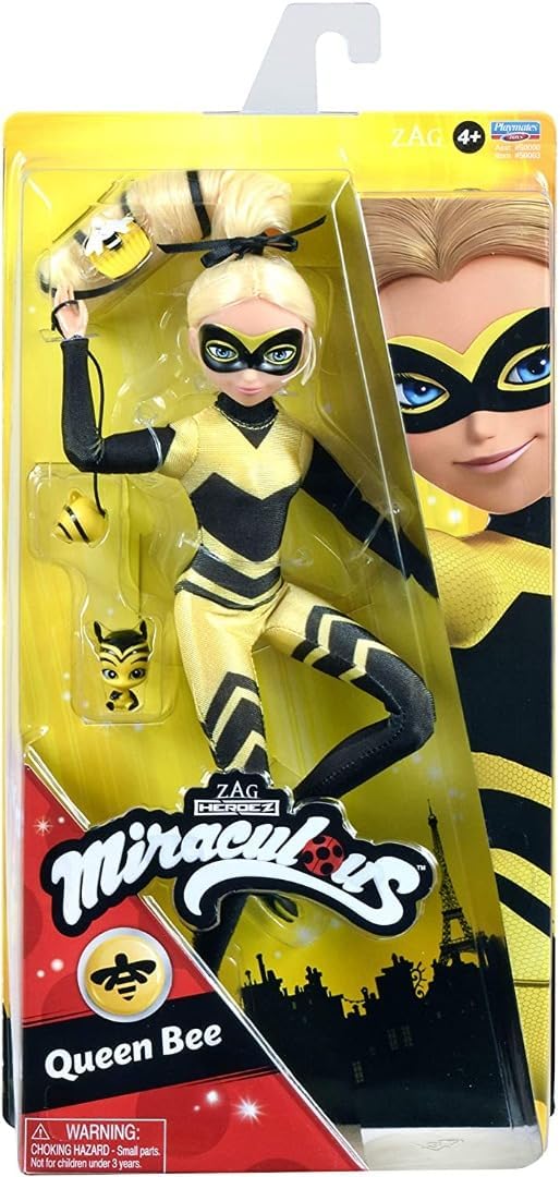 Bandai - Miraculous Ladybug - Ankleidepuppe 26 cm - Queen Bee - P50003, Queen Bee