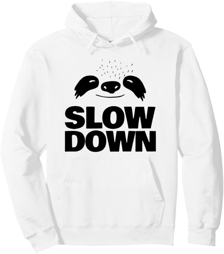 Funny Sloth Face Pullover Hoodie