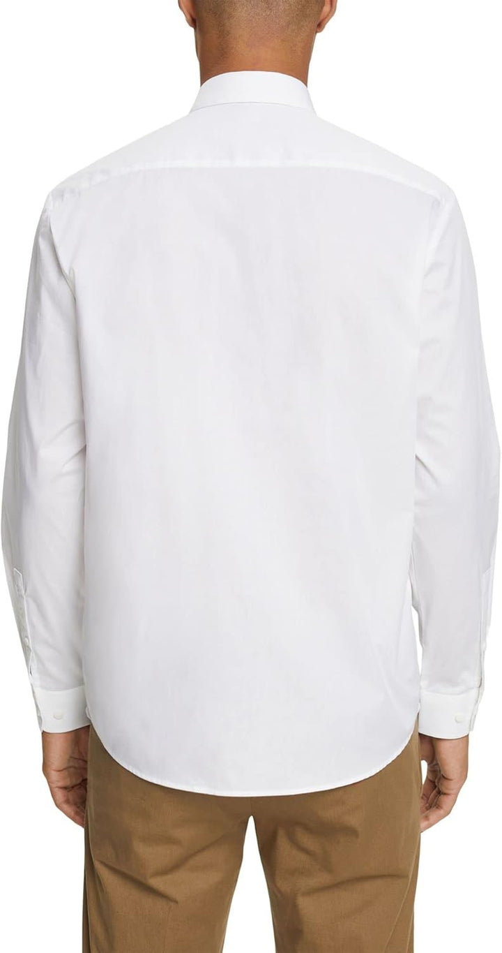 ESPRIT Herren Hemd XL 100/White, XL 100/White