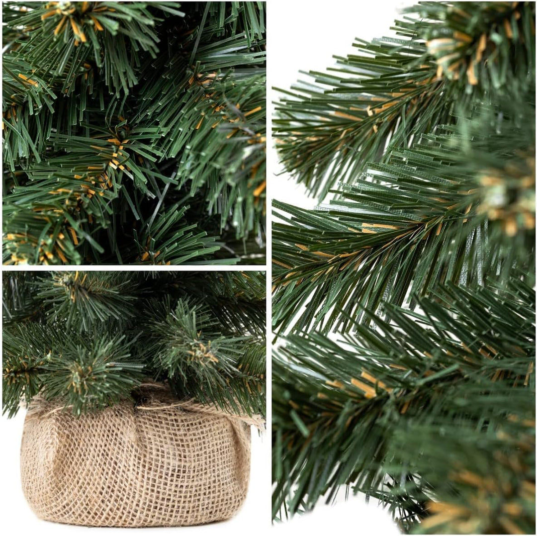 Creative Home Kleiner Weihnachtsbaum Tannenbaum Künstlich | 40 cm | Künstlicher Weihnachtsbaum Deko