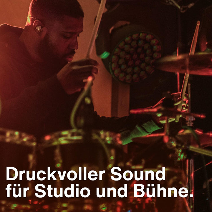 Drum Mikrofon Set BEATKIT mit 4 XLR Mikrofonen Kondensator inkl. 1x Kick Drum Mikro 1x Snare Mikro &