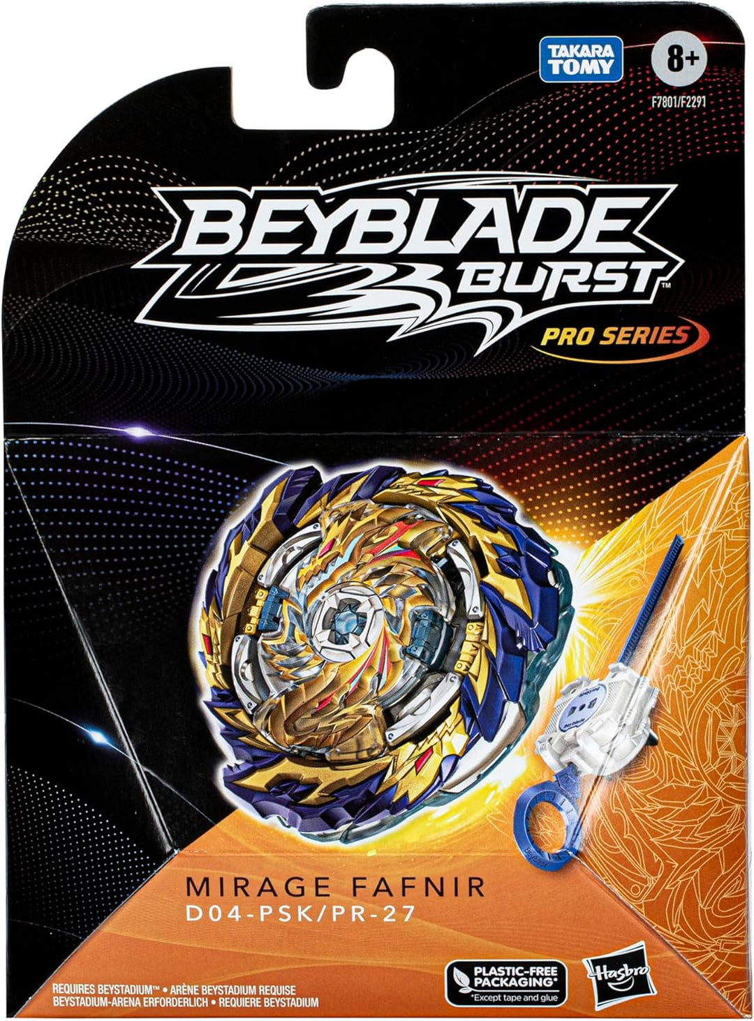 Beyblade Burst Pro Series Mirage Fafnir Kreisel Starter Pack, Battle Kreisel mit Starter