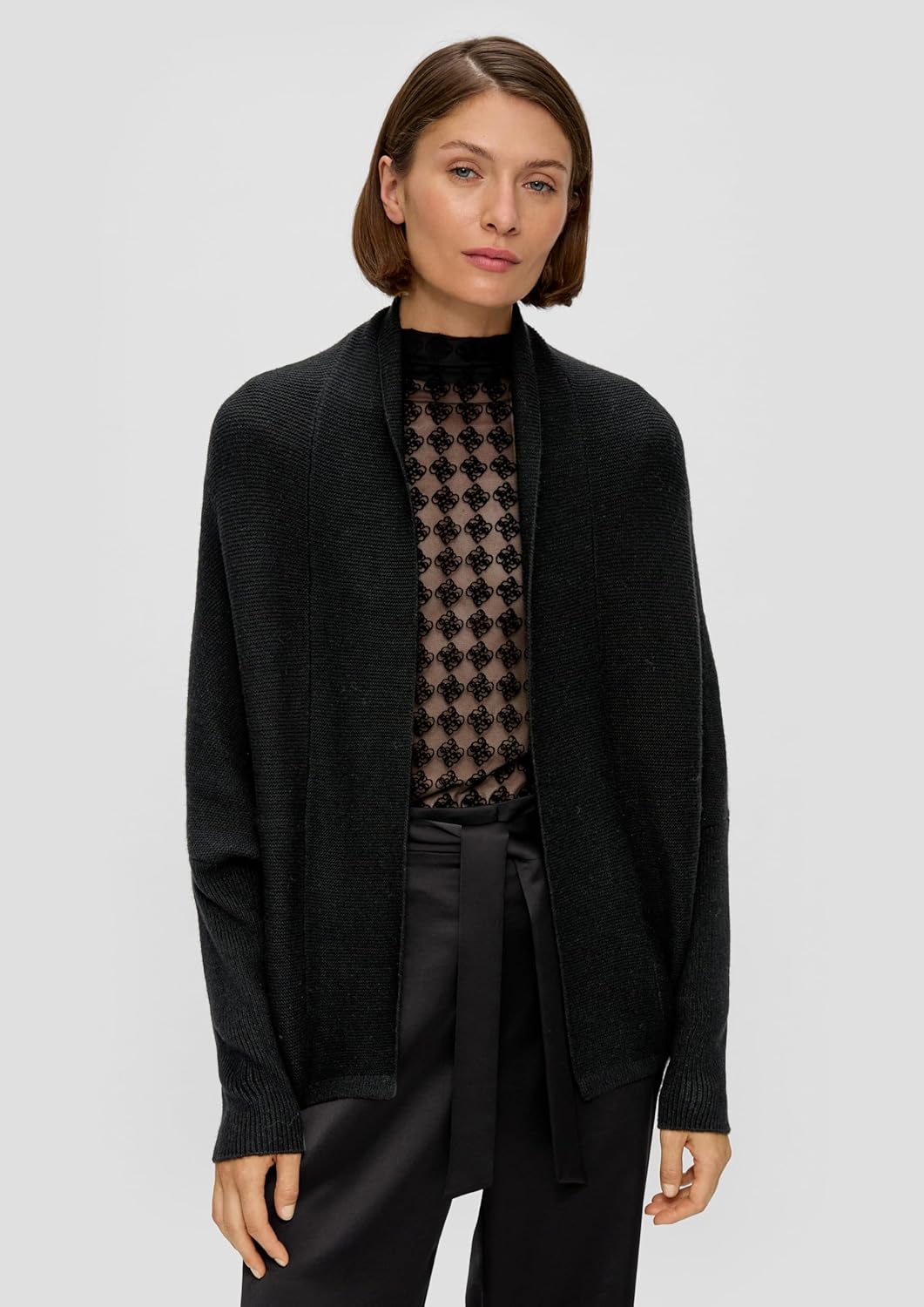 s.Oliver BLACK LABEL Damen Cardigan mit Pailletten S 9999, S 9999