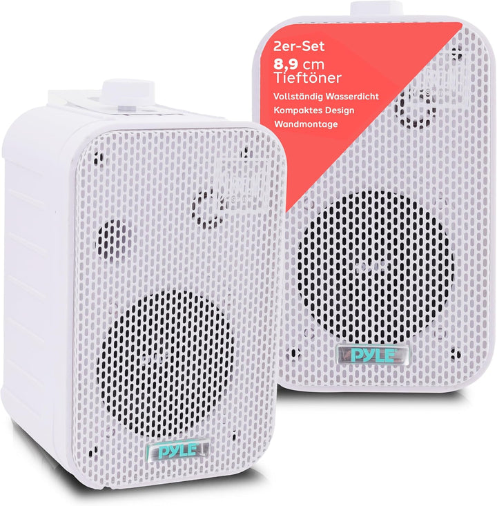 Pyle PDWR30W Lautsprecher für MP3-Player und iPod, Weiss