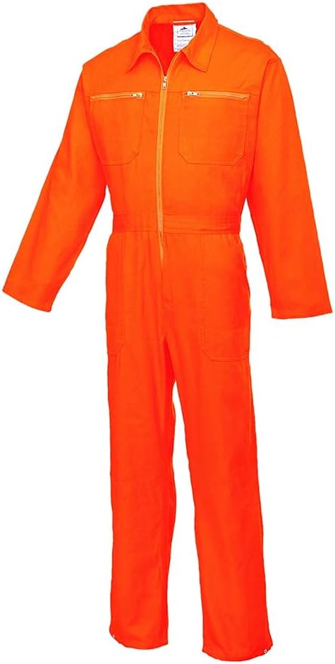 Portwest Baumwoll Overall, Grösse: XS, Farbe: Orange, C811ORRXS XS Orange, XS Orange
