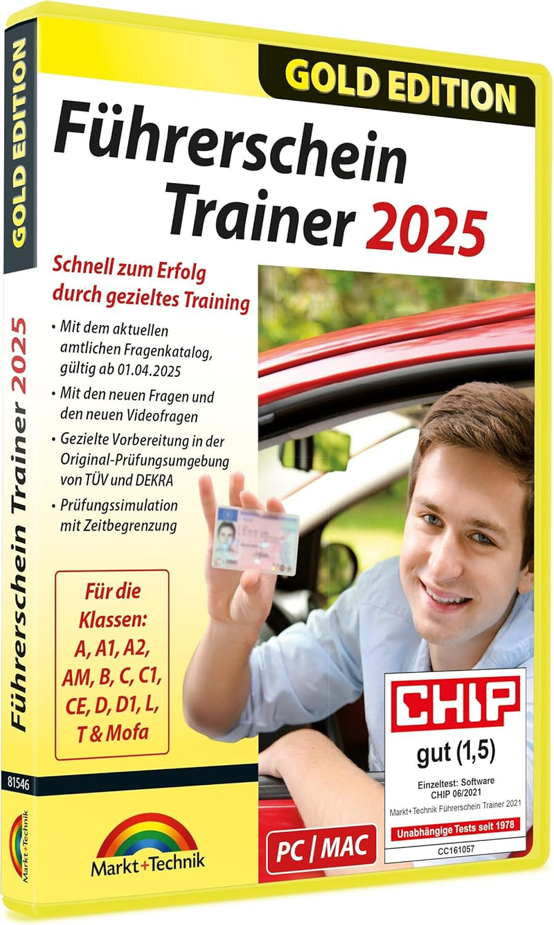 Führerschein Trainer 2025 - Original amtlicher Fragebogen