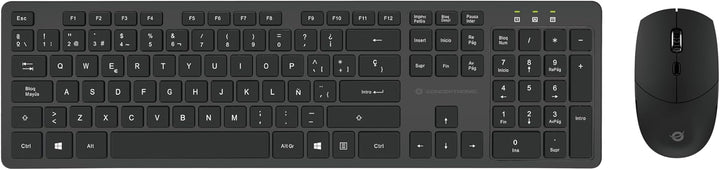 Conceptronic ORAZIO01ES Wireless Keyboard &amp; Mouse Kit, Spanish Layout
