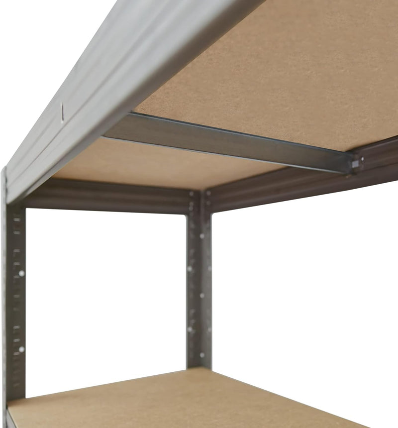 shelfplaza® 180x110x40cm Profi Schwerlastregal grau/Metallregal mit 5 Böden à 200kg Tragkraft/Keller
