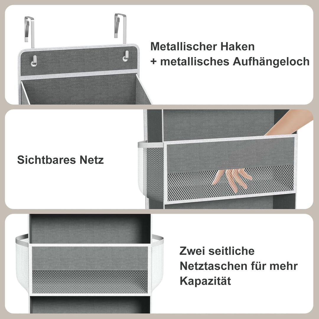 FCHERP Hängeorganizer Mit 5 Fächern,Tür Organizer Hängend,Hängeaufbewahrung,Regal Organizer bei Gros