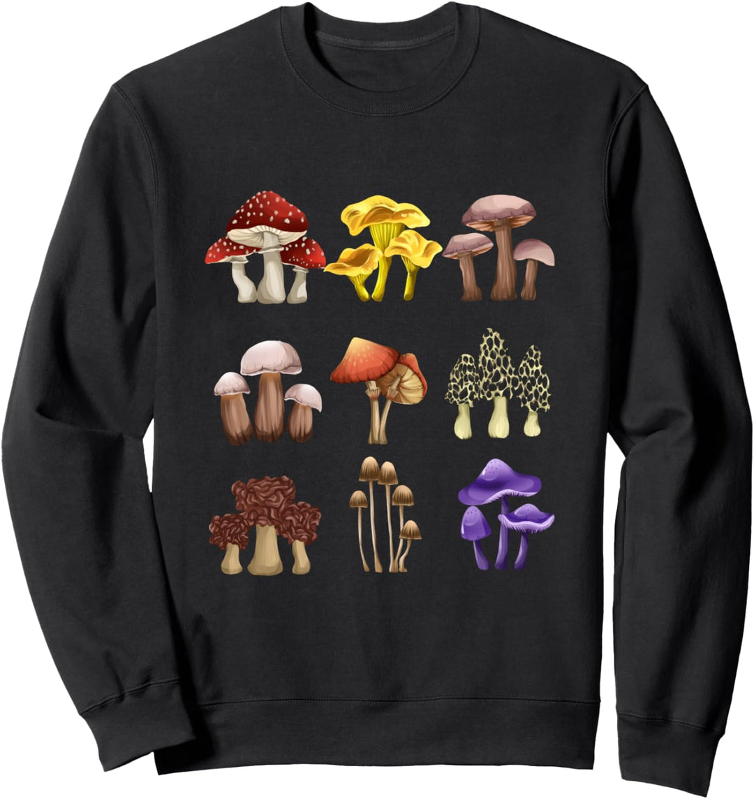 Pilze Pilzarten Pilze Sammeln Pilzsammler Sweatshirt