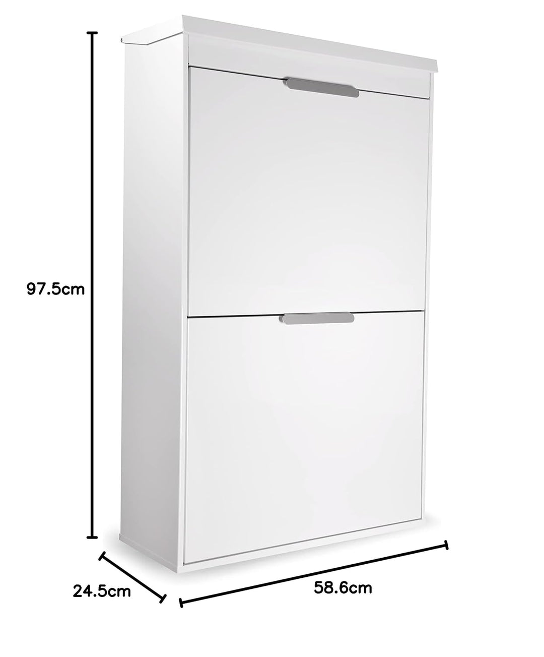 ARREGUI Ecoclas Plus CR621-E Recycling Abfalleimer/Mülleimer aus Stahl mit Aufbewahrungsbox mit Deck