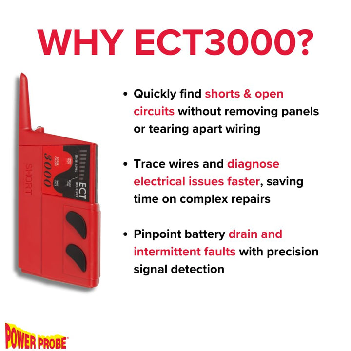 Power Probe PPECT3000 Vehicle Electrical Short Circuit and Open Circuit Locator - Elektrischer Fehle