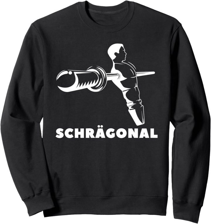 Tischfussball Kickern Tischkicker Geschenk - Schrägonal Sweatshirt