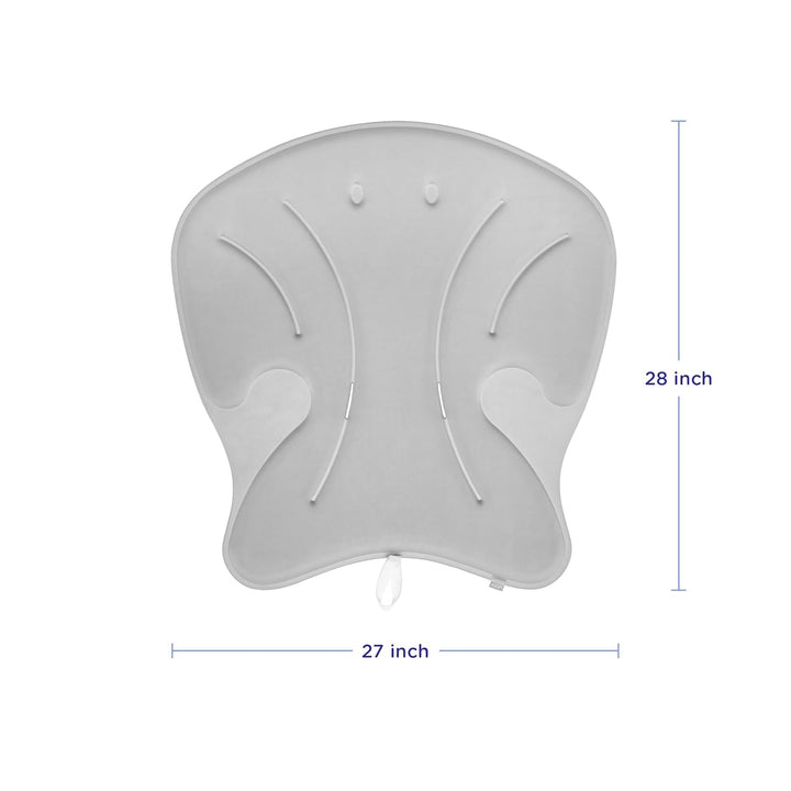 Ubbi Stingray Sink Bather for Baby, Soft Baby Bath Cushion, Newborn Must Have Grey Sink Bather, Grey