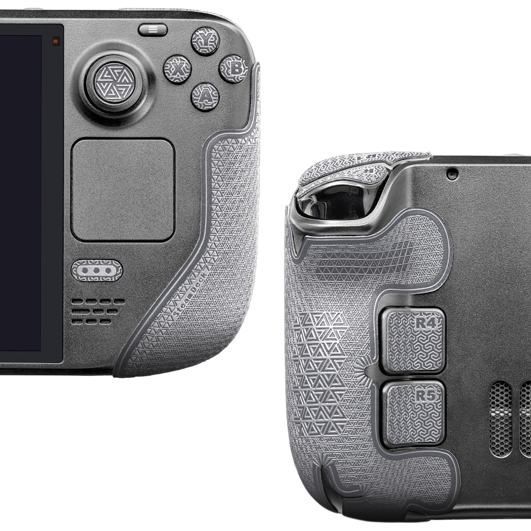 Luck&Link Controller Grip Kit für Steam Deck OLED&LCD, Texturierte Haut, Anti-Skid Sweat-Absorbent m