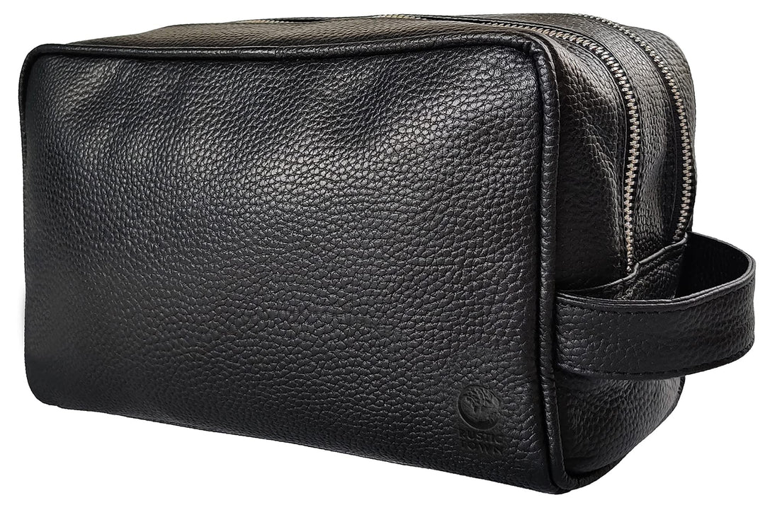 Rustic Town kulturtasche kulturbeutel Leder | Leather Toiletry Bag wash Bag | Leder Kosmetiktasche W