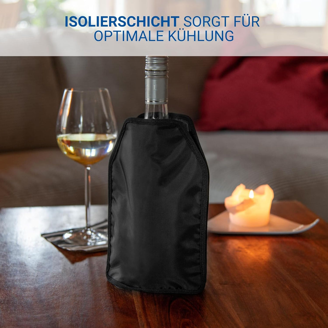 Vielseitige Kühlmanschette 'Style' - Weinkühler, Bierkühler oder Sektkühler hält Getränke stundenlan
