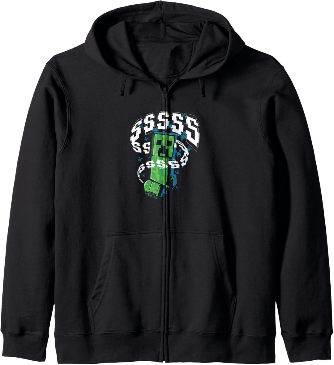 Minecraft Creeper Run SSSSS Kapuzenjacke