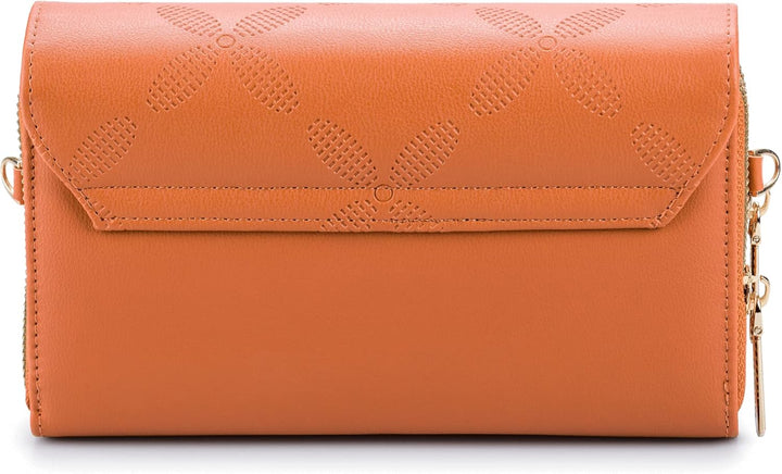 PAULO SERINI® Umhängetasche Damen | Handytasche zum Umhängen aus 100% veganem Leder | Handtasche Dam