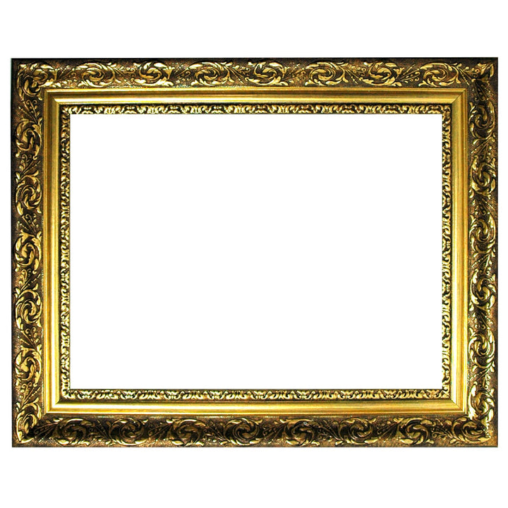 Barockrahmen Gold fein verziert 840 ORO, 40x60 als Leerrahmen 40x60 cm Leerrahmen, 40x60 cm Leerrahm