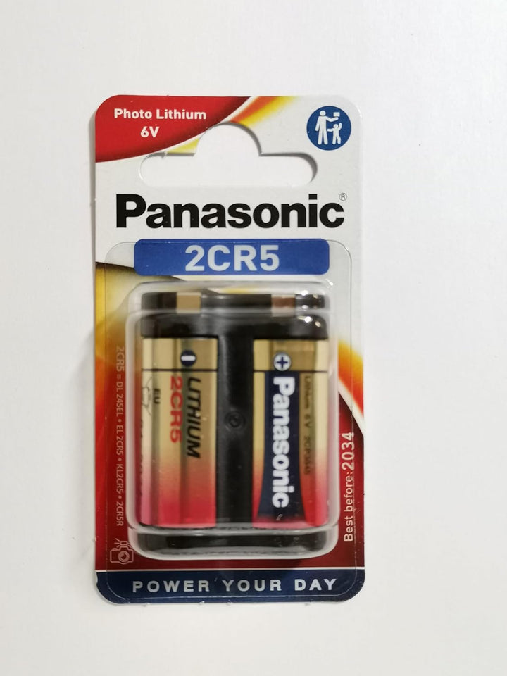 Lithium-Batterie Panasonic 2CR5 6 V - Blister 1 x 10 - Box 10 Blister
