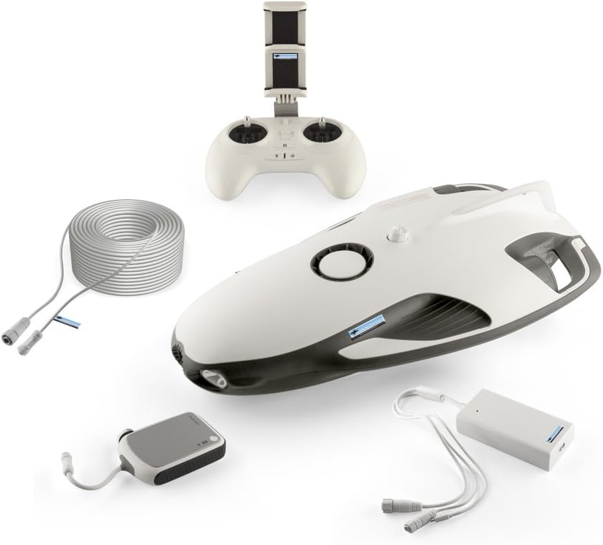 PowerVision PRW10 PowerRay Explorer Einzigartige Unterwasserdrohne weiss/grau, PowerRay Explorer