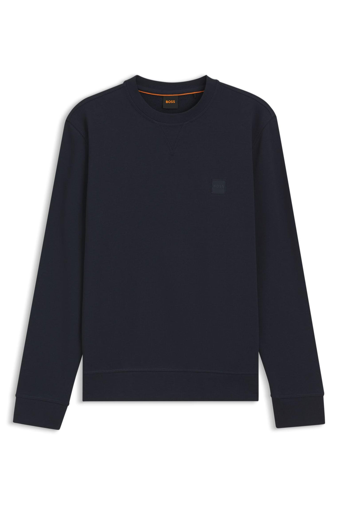 BOSS Herren Westart Regular-Fit Sweatshirt aus Baumwoll-Terry mit Logo-Aufnäher XS Dark Blue404, XS