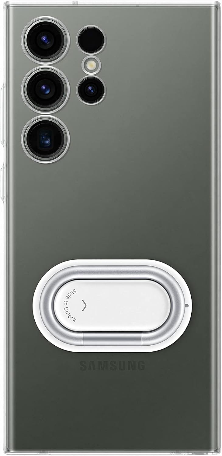 Samsung Clear Gadget Smartphone Case EF-XS918 für Galaxy S23 Ultra, Handy-Hülle, Standfuss, Durchsic