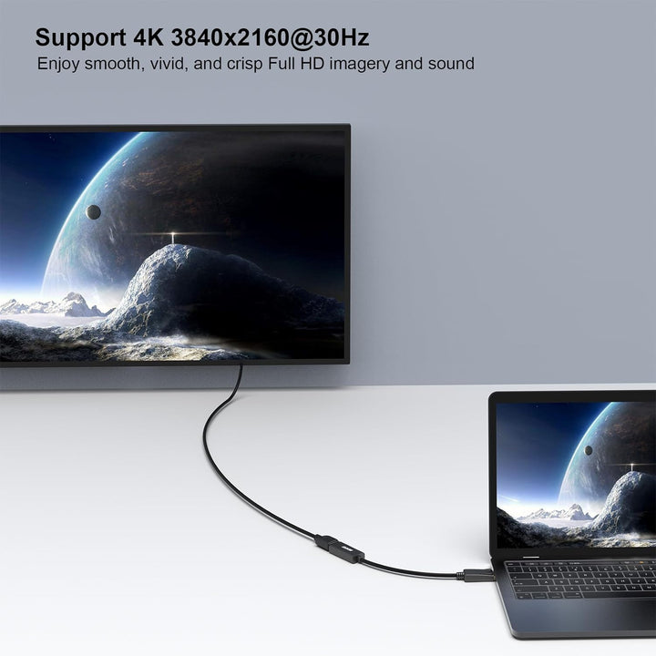 BENFEI 4K DisplayPort auf HDMI Adapter, 5 Stück Unidirektionaler DP Quelle zu HDMI Display Verbindun