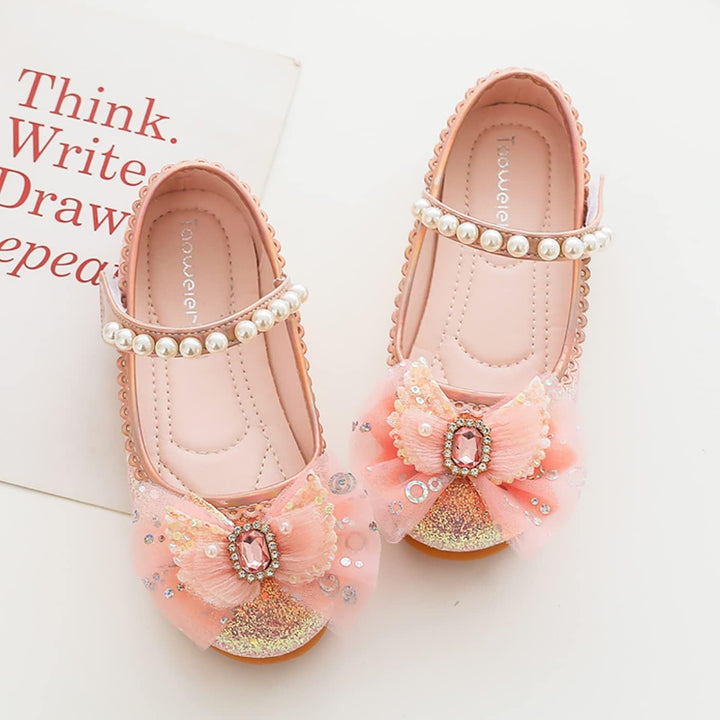 LOBTY Mädchen Prinzessin Schuhe Pailletten Kristall Schuhe Kinder Sandalen Hochzeitsschuhe Ballettsc