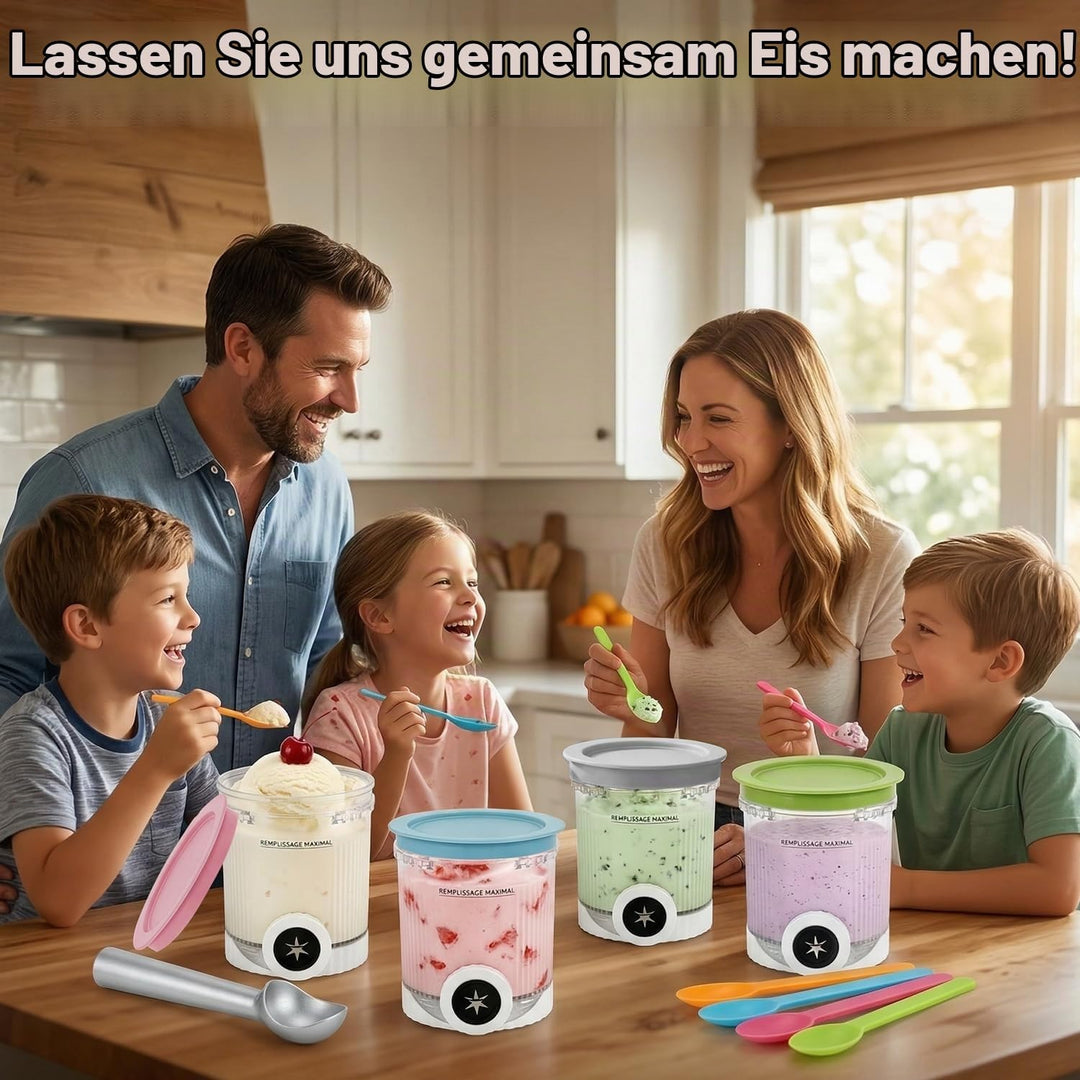 Behälter Kompatibel mit Ninja Swirl CREAMi,für Ninja CREAMi Eiscreme und Softeismaschine, 2 Stück Be