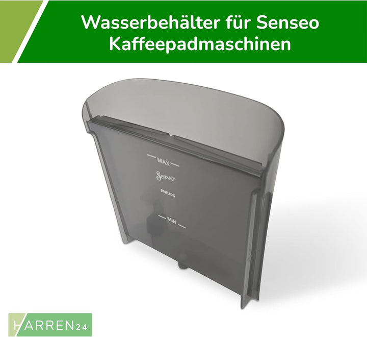 Wassertank CP9014/01 kompatibel mit Philips Senseo Kaffeepadmaschine Latte Duo HD6570, HD6574, HD785