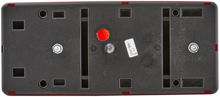 HELLA Rückleuchte - Glühlampe - 12V - Anbau - ECE - Lichtscheibenfarbe: rot - Stecker: Flachstecker