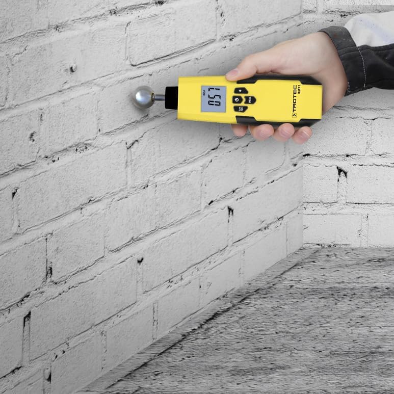 TROTEC Feuchtemessgerät Feuchteindikator BM31 Abschaltautomatik Messen Schimmel Feuchte Wände