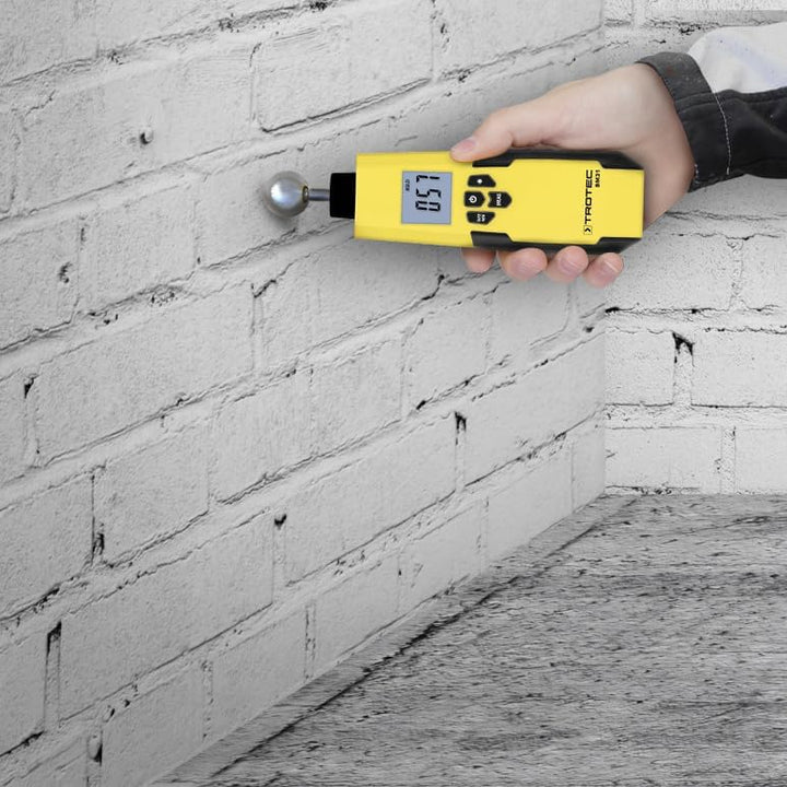 TROTEC Feuchtemessgerät Feuchteindikator BM31 Abschaltautomatik Messen Schimmel Feuchte Wände